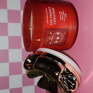 Bath & Body Works The Perfect Christmas 3-wick Candle With Bow Topper
